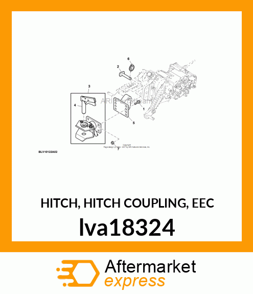 HITCH, HITCH COUPLING, EEC lva18324