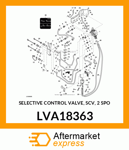 SELECTIVE CONTROL VALVE, SCV, 2 SPO LVA18363