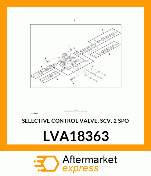 SELECTIVE CONTROL VALVE, SCV, 2 SPO LVA18363