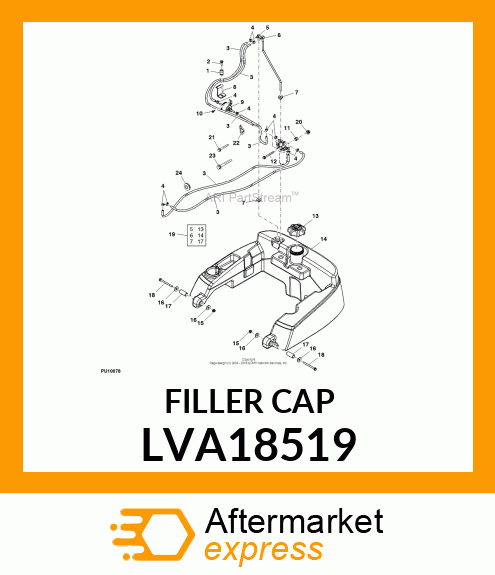 CAP, FUEL TIPS VENT LVA18519