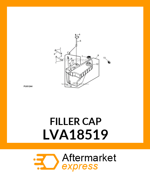 CAP, FUEL TIPS VENT LVA18519