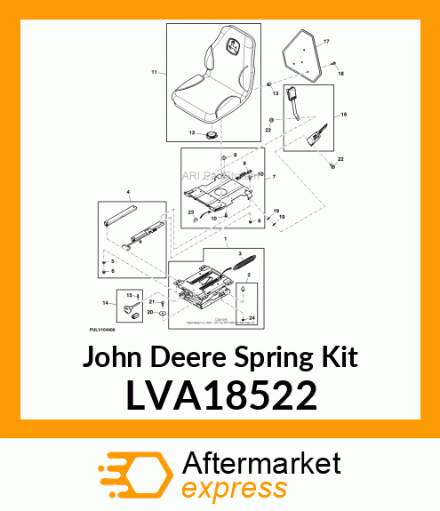 KIT, HEAVY DUTY SPRING LVA18522