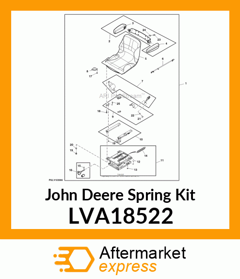 KIT, HEAVY DUTY SPRING LVA18522