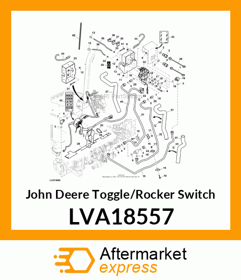 SWITCH, DUAL REAR 5TH EH SCV LVA18557