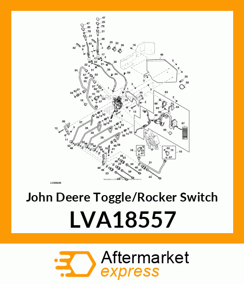 SWITCH, DUAL REAR 5TH EH SCV LVA18557