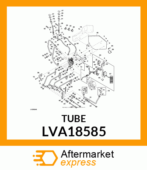 LINE,DUAL REAR SCV INPUT 3 FUNC,CAB LVA18585