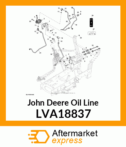 ASSY, LINE SCV TO INLET LVA18837