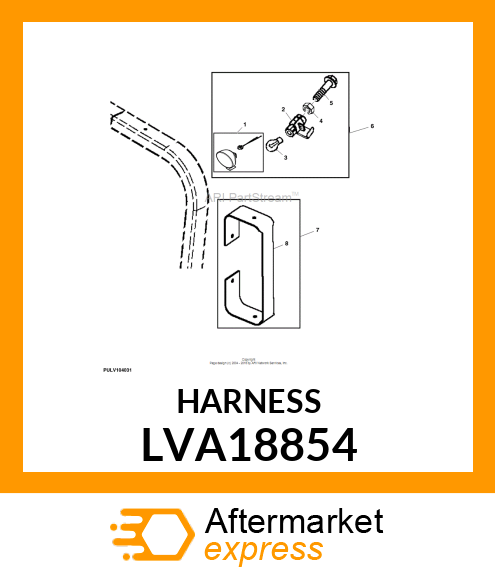 ADAPTER, ADAPTER HARNESS HEADLIGHT LVA18854