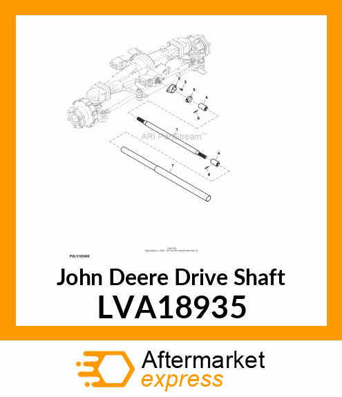 SHAFT,DRIVE (MFWD) LVA18935