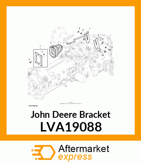 PLATE ASSY, DIFF LOCK BOOT LVA19088