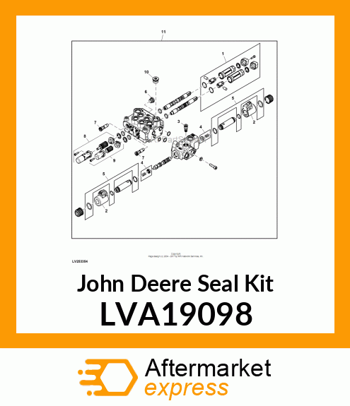 KIT, EH VALVE SEAL LVA19098