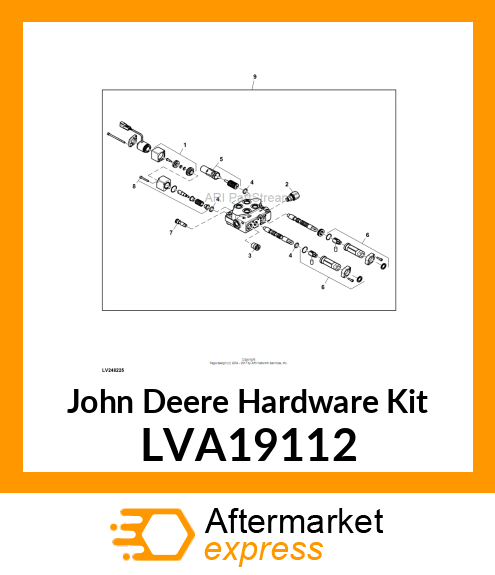 KIT, CAB REAR SCV FLOAT SPOOL LVA19112