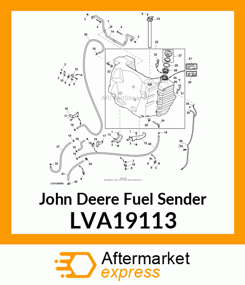 FUEL SENDER, FUEL LEVEL SENDER LVA19113