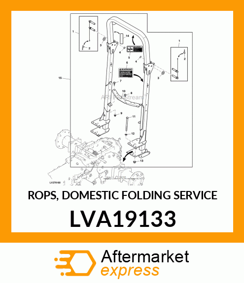 ROPS, DOMESTIC FOLDING SERVICE LVA19133