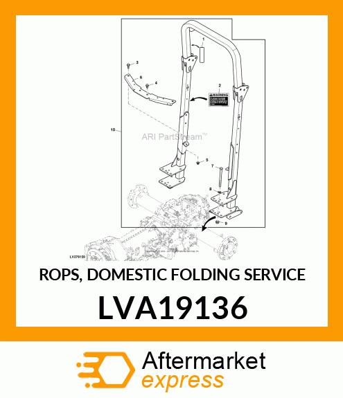 ROPS, DOMESTIC FOLDING SERVICE LVA19136