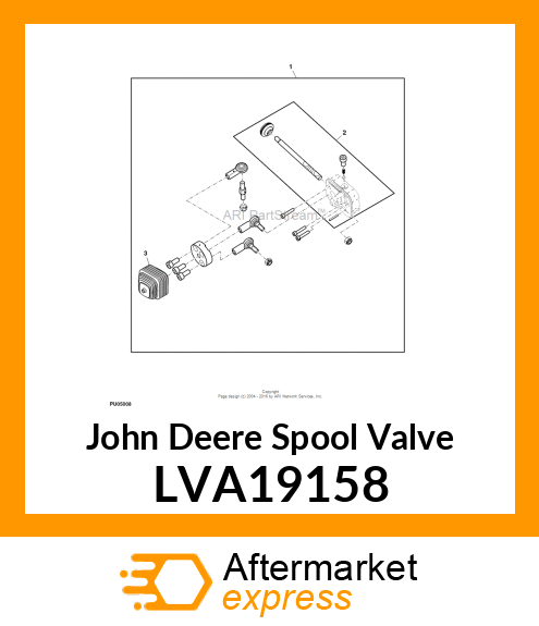 VALVE, W/O BOOT/GIMBAL LVA19158