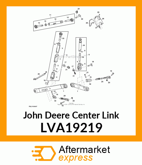 CENTER LINK, 4M/4R LVA19219