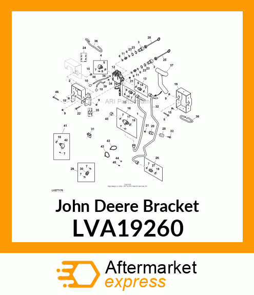 MOUNTING, DUAL REAR SCV OS LVA19260