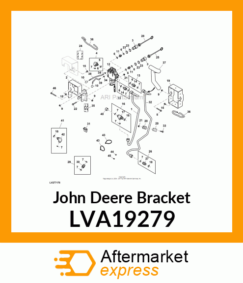 BRACKET, LIGHT MOUNTING LVA19279