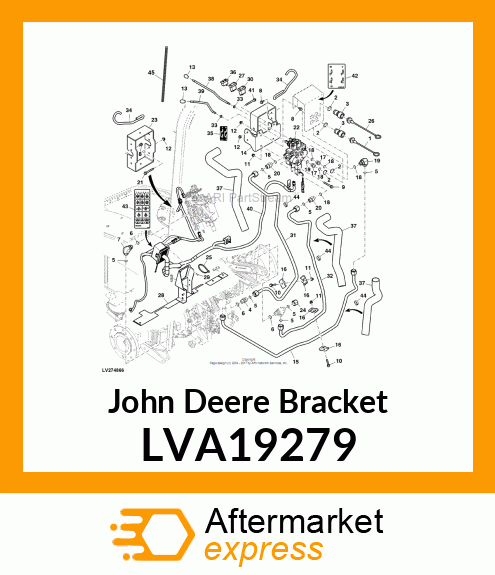 BRACKET, LIGHT MOUNTING LVA19279