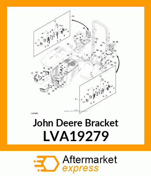 BRACKET, LIGHT MOUNTING LVA19279