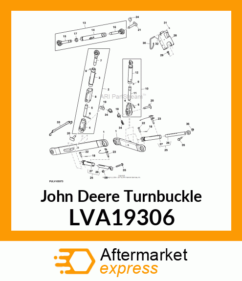 TURNBUCKLE, CENTRE LINK LVA19306