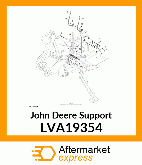 SUPPORT, VALVE MOUNT LVA19354