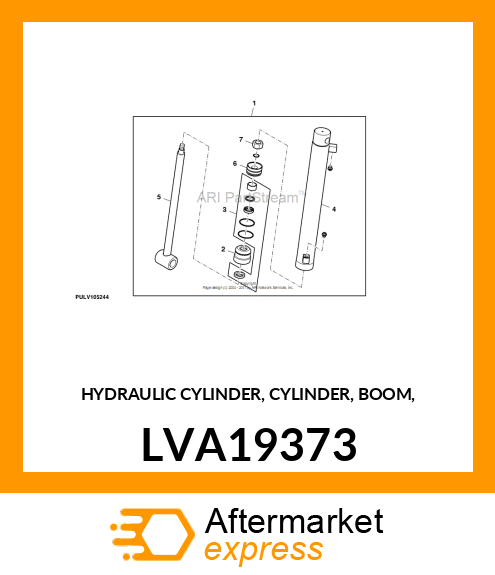 HYDRAULIC CYLINDER, CYLINDER, BOOM, LVA19373