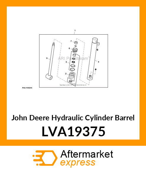 BARREL, HYDRAULIC CYLINDER LVA19375