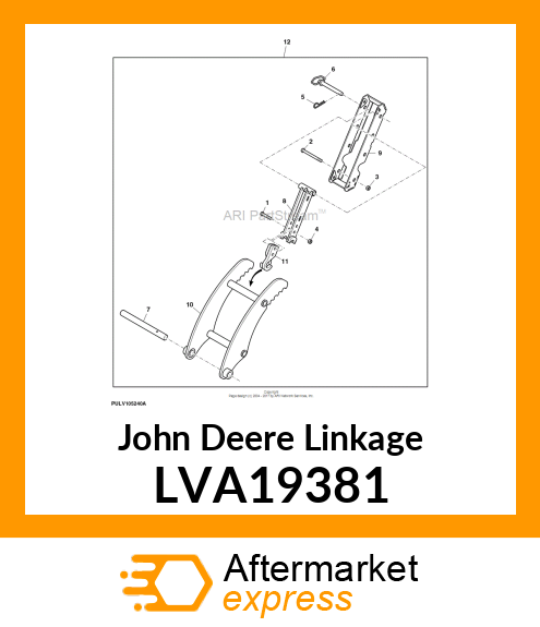 WELDMENT, THUMB BAR LVA19381