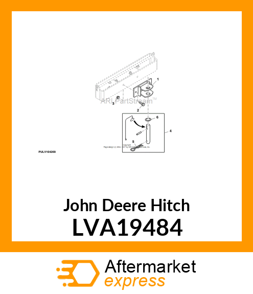 HITCH, FRONT TOW LVA19484