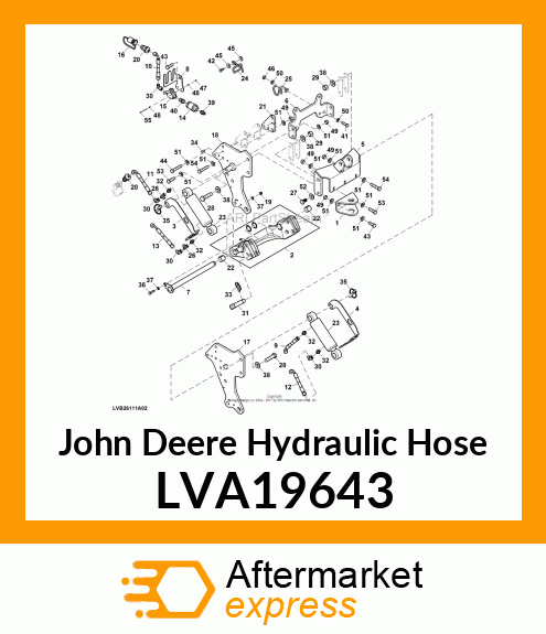 HYDRAULIC HOSE, HYDRAULIC HOSE, FRO LVA19643