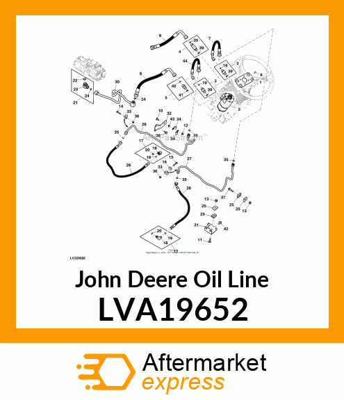 OIL LINE, SCU LVA19652