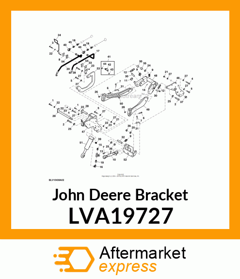 BRACKET, BRACKET, LH MOUNT, FRONT H LVA19727