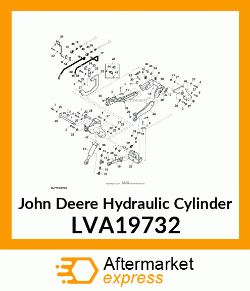 HYDRAULIC CYLINDER, HYDRAULIC CYLIN LVA19732