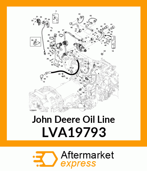 OIL LINE, A TO COUPLER LVA19793