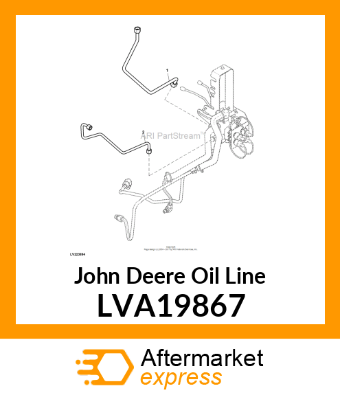 OIL LINE, 4/5TH TO 3RD P LVA19867