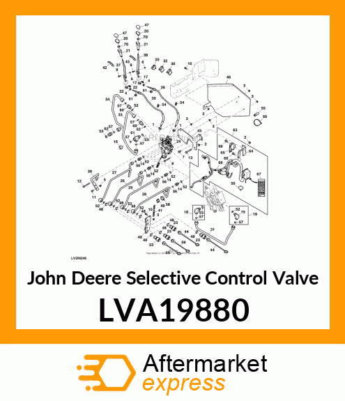 SCV, DUAL REAR CABLE OPERATED LVA19880