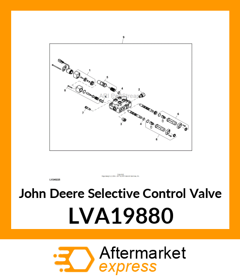 SCV, DUAL REAR CABLE OPERATED LVA19880