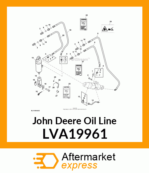 LINE, TOP CYL PORT EXTN LVA19961