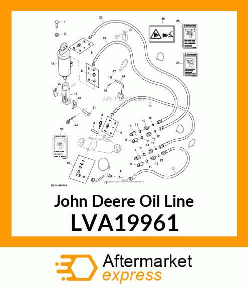 LINE, TOP CYL PORT EXTN LVA19961