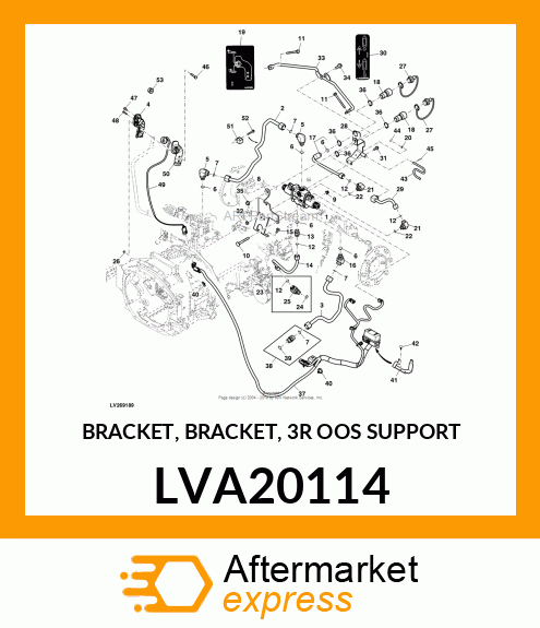 BRACKET, BRACKET, 3R OOS SUPPORT LVA20114