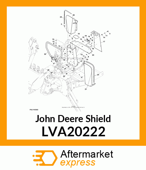 SHIELD, KNEE, LH, W/LABEL LVA20222