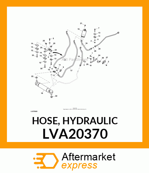 HOSE, HYDRAULIC LVA20370