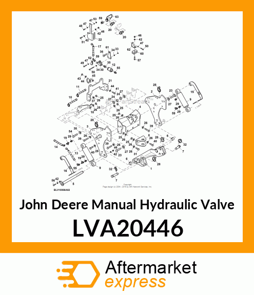 MANUAL HYDRAULIC VALVE, MANUAL HYDR LVA20446