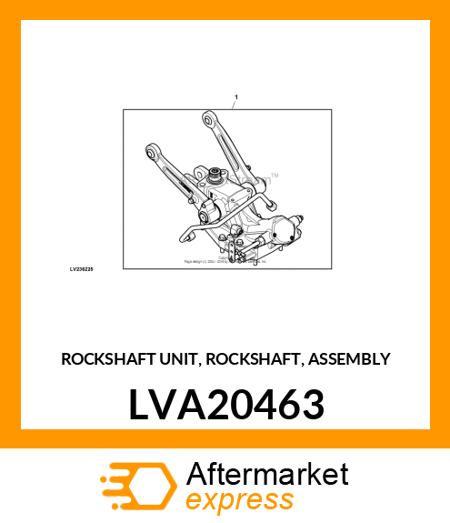 ROCKSHAFT UNIT, ROCKSHAFT, ASSEMBLY LVA20463