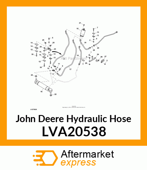 HOSE, HYDRAULIC LVA20538
