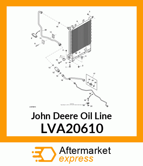 LINE, HYDRAULIC LVA20610