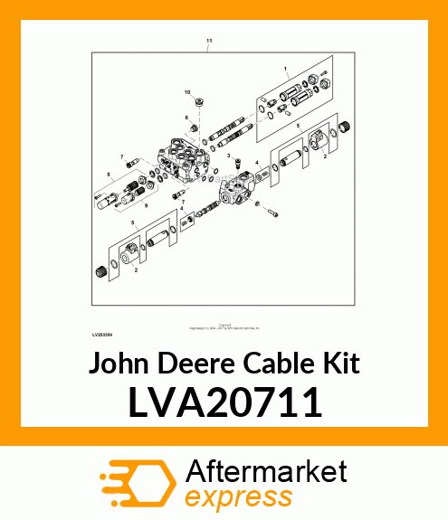 CABLE KIT, CABLE KIT, SCV CONNECTIO LVA20711