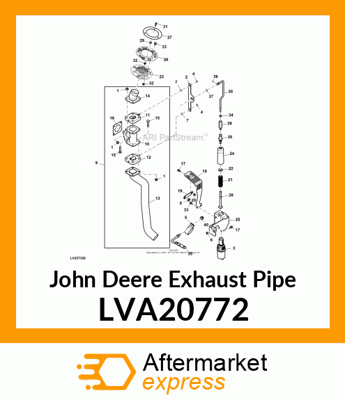 EXHAUST ACTUATOR MOUNT LVA20772